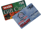 Giant and Weis Gift Cards